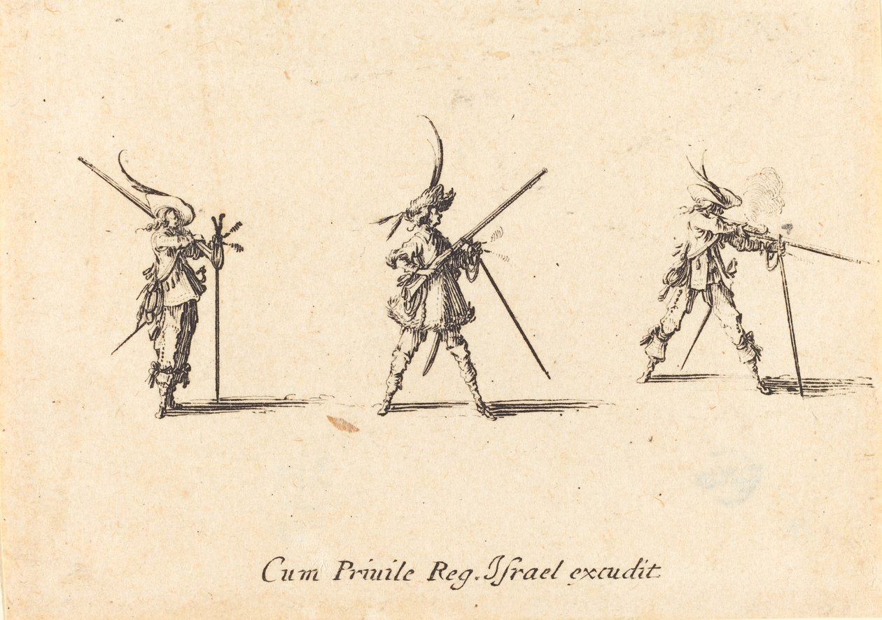 Tir au mousquet - Jacques Callot