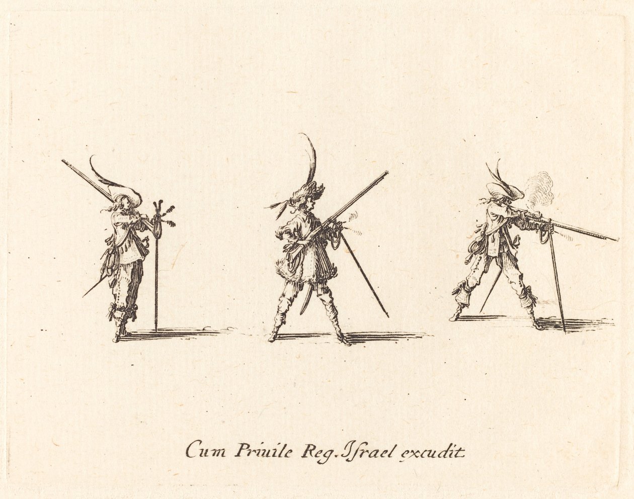 Tir au mousquet - Jacques Callot