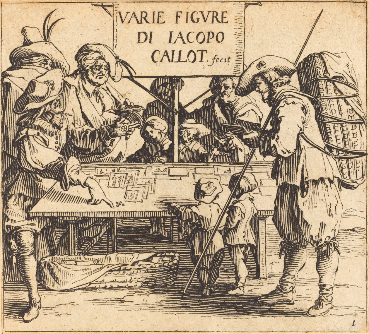 Frontispice pour "Varie Figure" - Jacques Callot