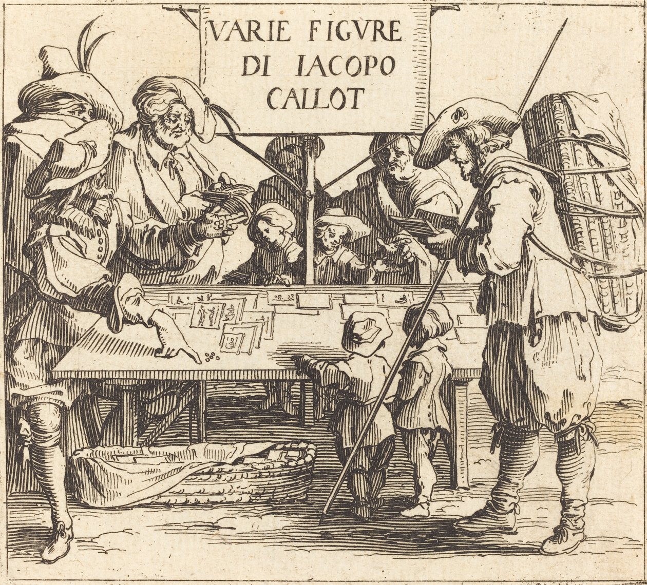 Frontispice pour "Varie Figure" - Jacques Callot