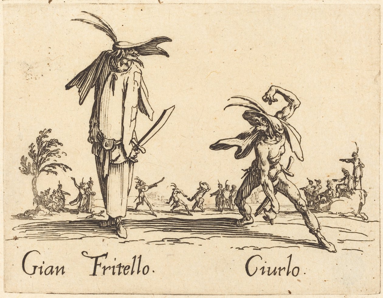 Gian Fritello et Ciurlo - Jacques Callot