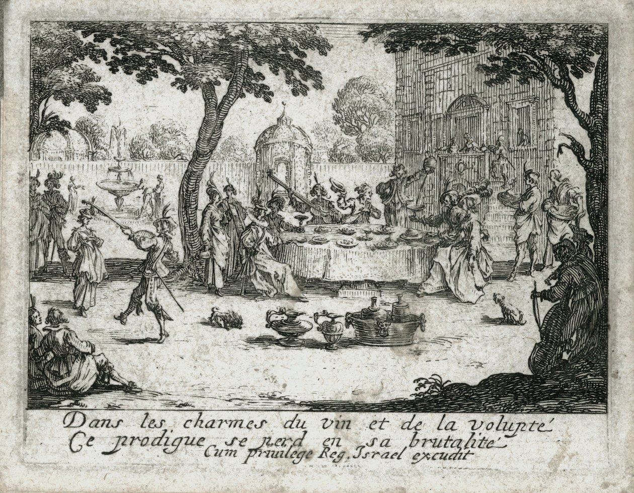 La Vie du Fils Prodigue … (engraving) - Jacques Callot