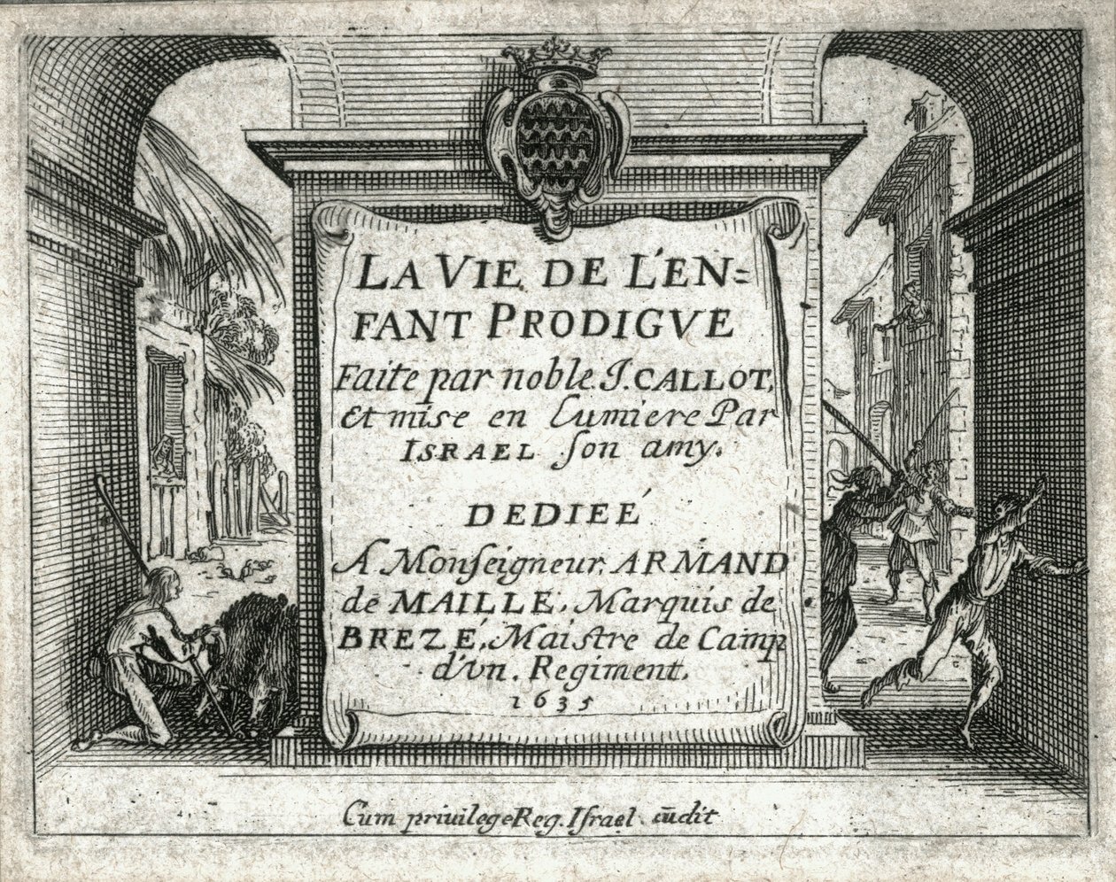 La Vie du Fils Prodigue … (engraving) - Jacques Callot