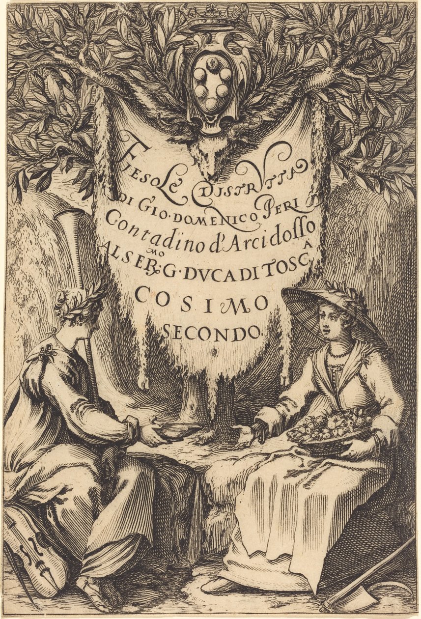 La belle jardinière, 1619 - Jacques Callot
