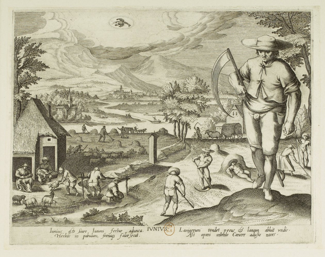Les mois. 6, juin - Jacques Callot