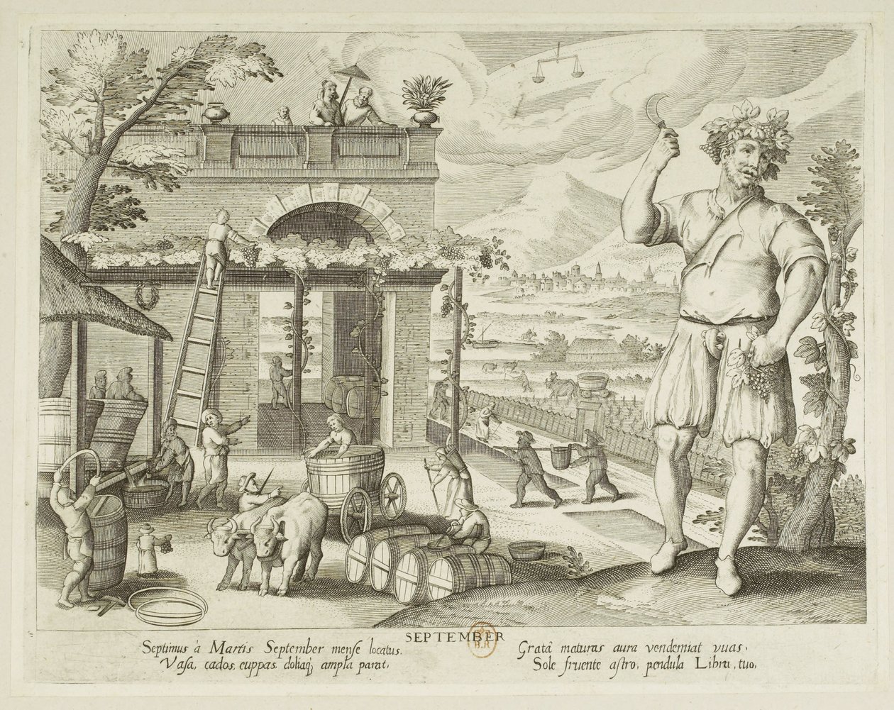 Les mois. 9, septembre - Jacques Callot