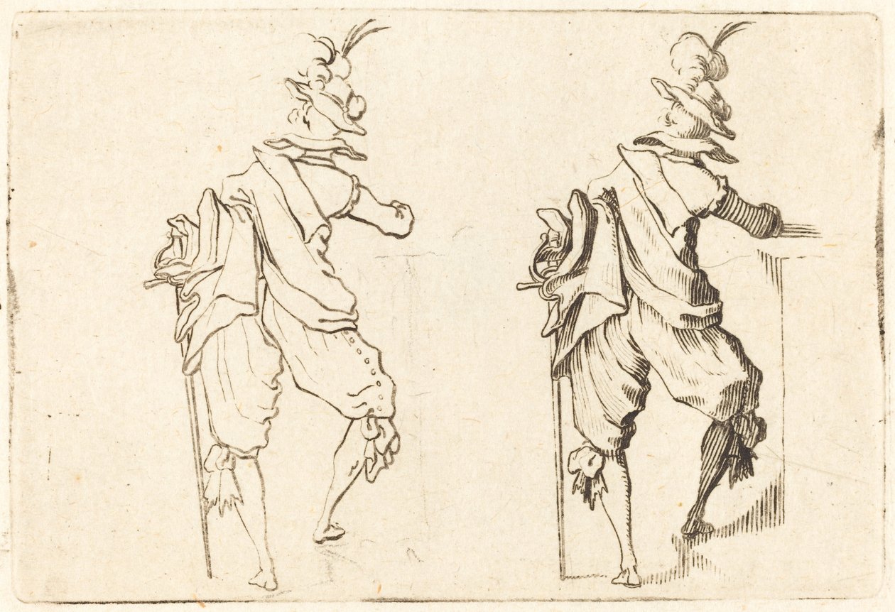 Homme avec une Épée - Jacques Callot