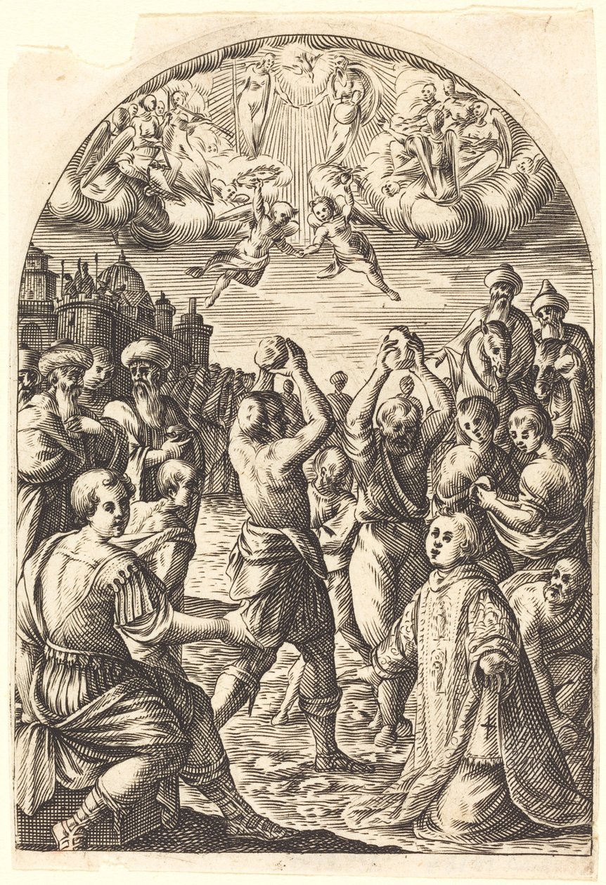 Le martyre de Saint Étienne - Jacques Callot