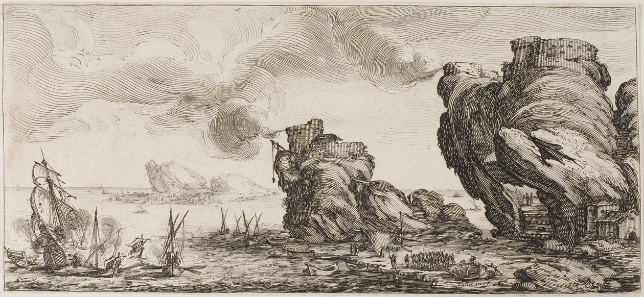 Pantalone, des Trois Comédiens Italiens - Jacques Callot