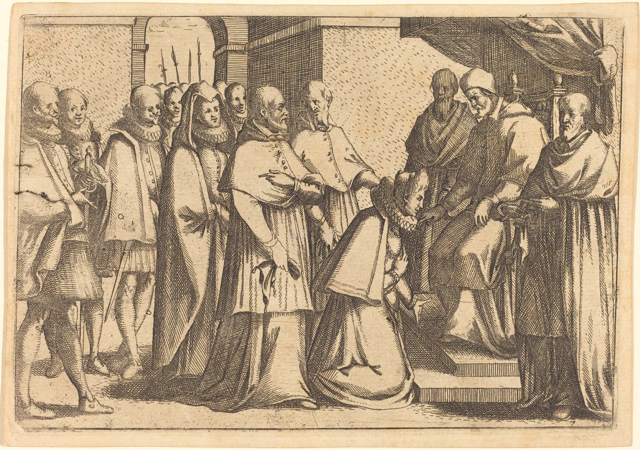 Audience papale - Jacques Callot
