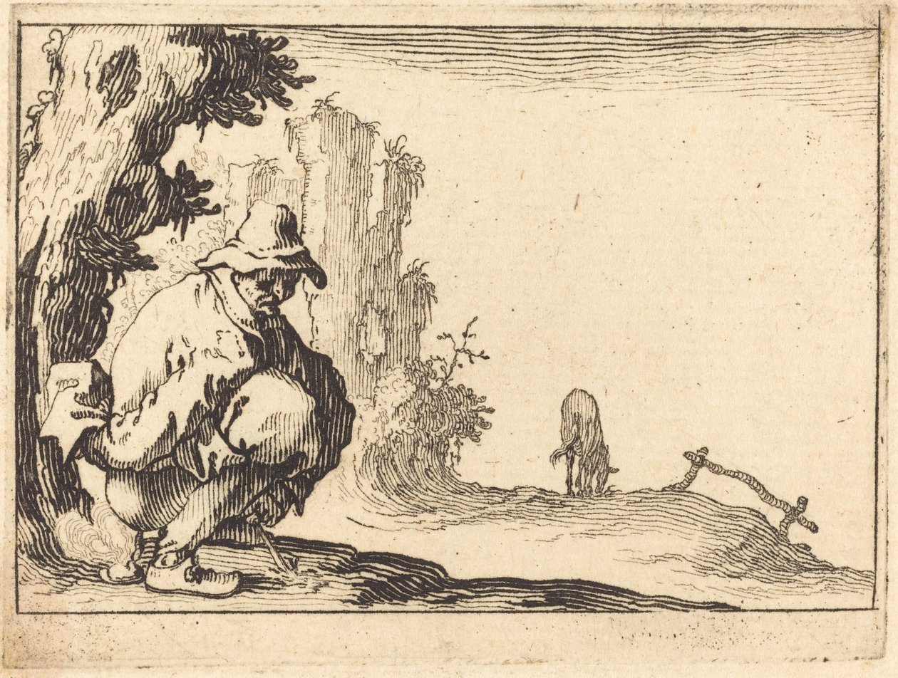 Paysanne Déféquant - Jacques Callot