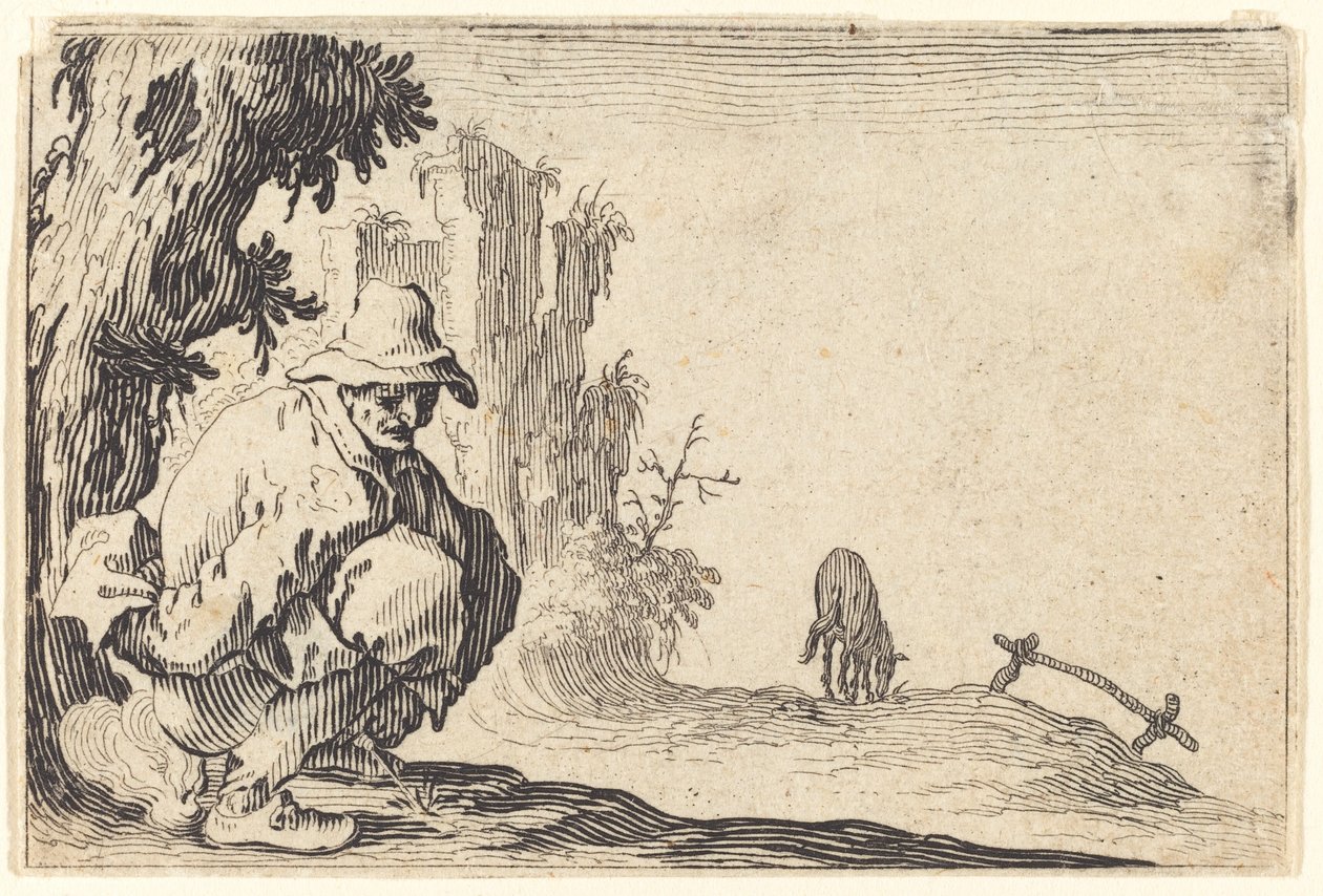Paysanne Déféquant - Jacques Callot