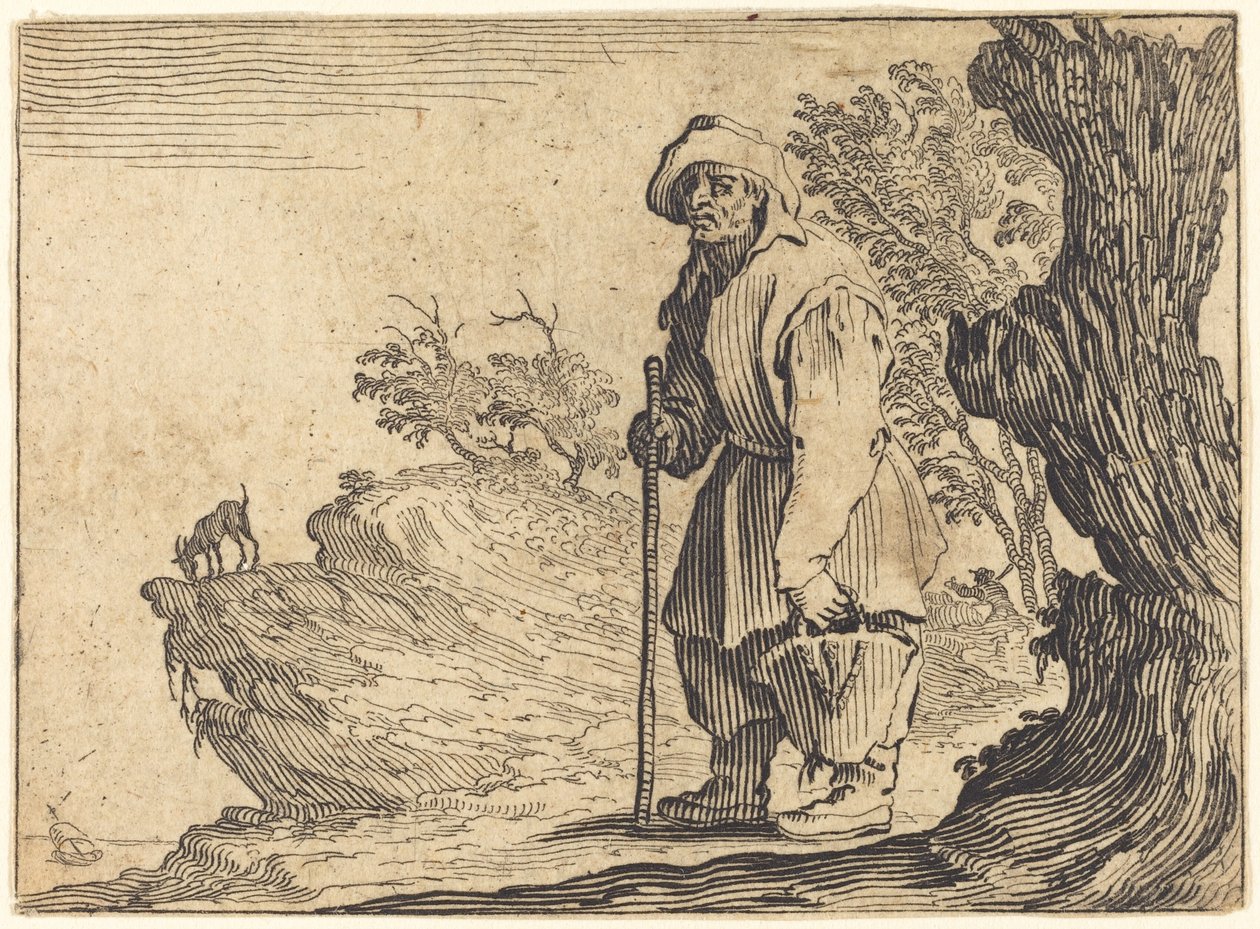 Paysanne avec sac, vers 1622 - Jacques Callot