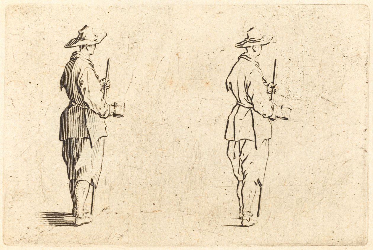 Paysanne avec une tasse, vers 1622 - Jacques Callot