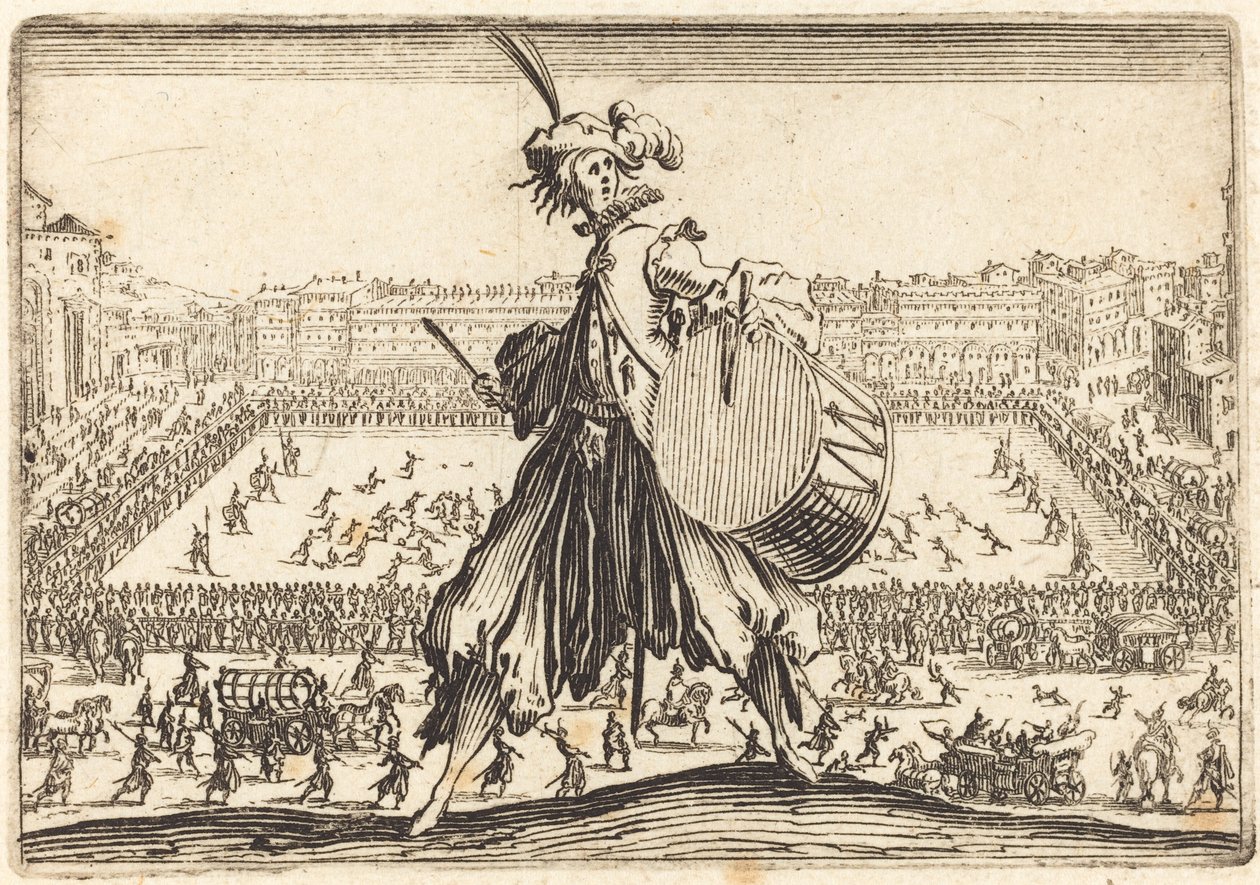 Piazza Santa Croce, Florence - Jacques Callot