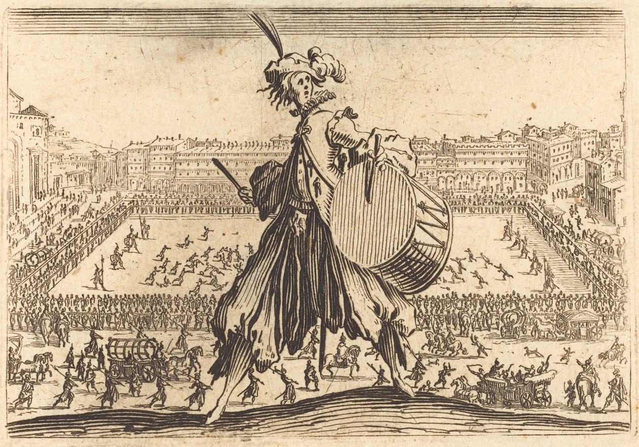 Piazza Santa Croce, Florence - Jacques Callot