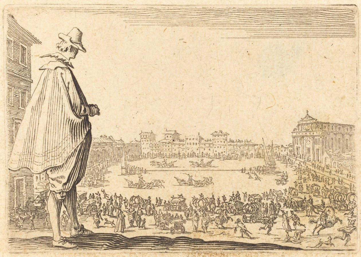 Piazza Santa Maria Novella, Florence - Jacques Callot