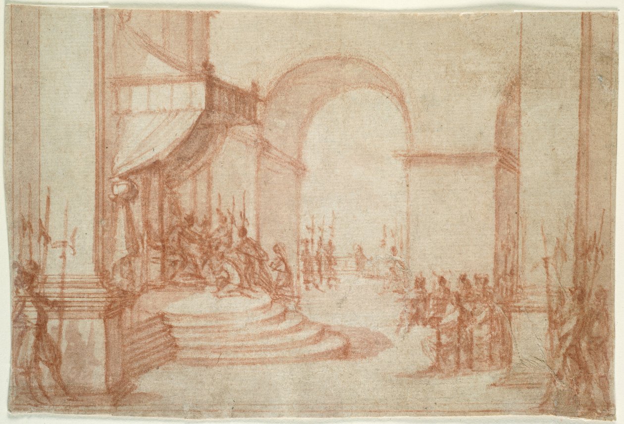 Pilate se lavant les mains - Jacques Callot