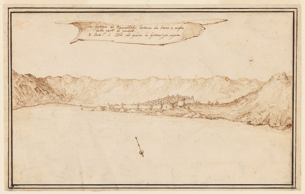 Vue planométrique de Mazachebir - Jacques Callot
