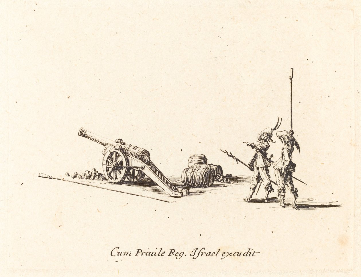 Préparation au Tir du Canon - Jacques Callot