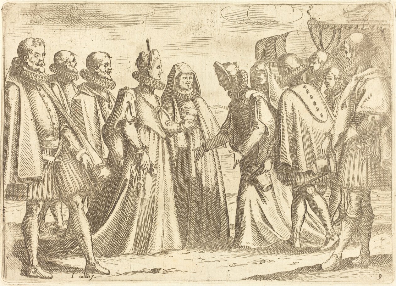 Réception à Mantoue - Jacques Callot