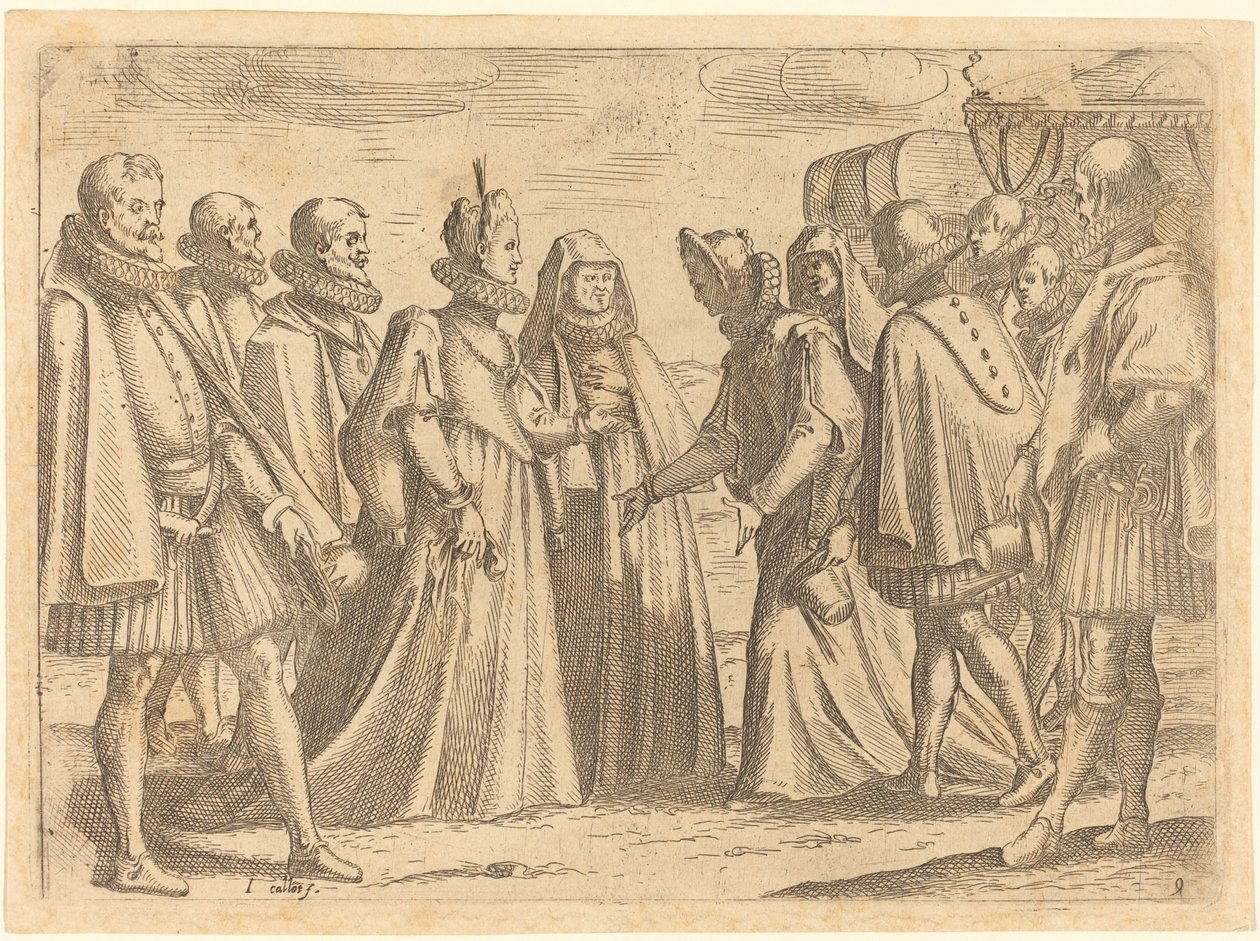 Réception à Mantoue - Jacques Callot