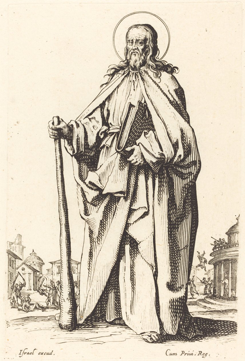 Saint Jacques le Mineur, publié en 1631 - Jacques Callot