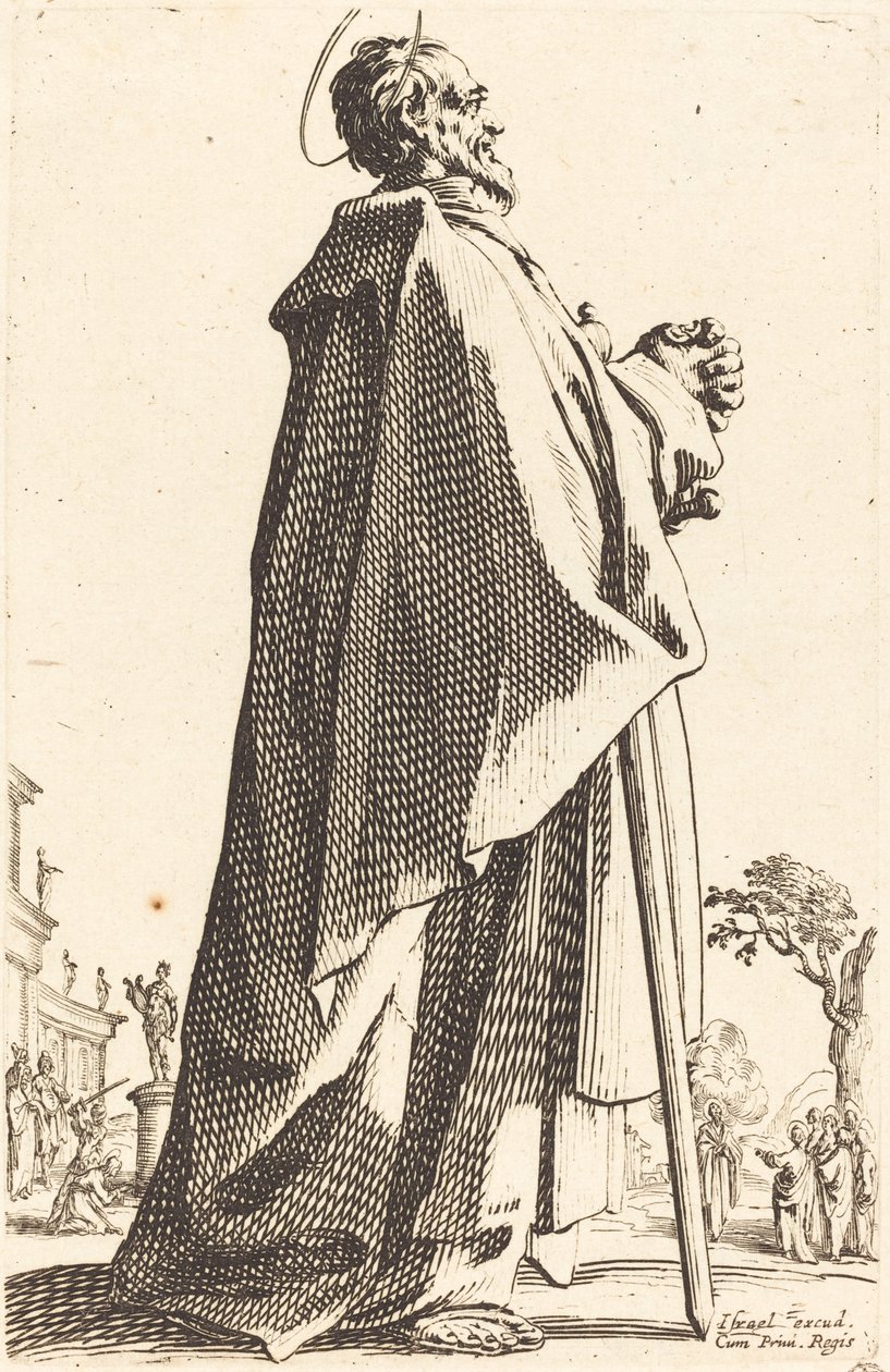 Saint Matthieu, publié en 1631 - Jacques Callot