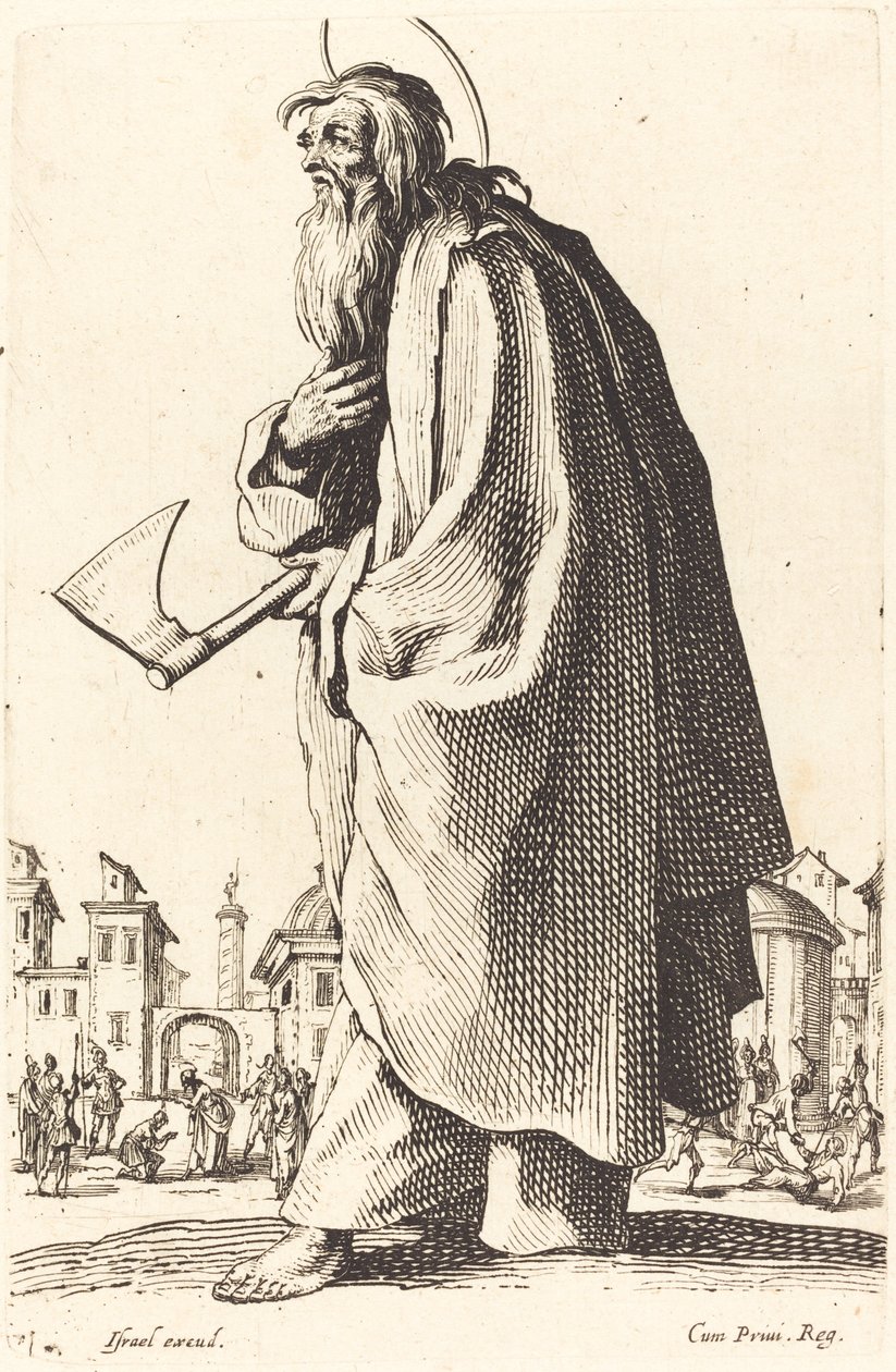 Saint Thaddée, publié en 1631 - Jacques Callot