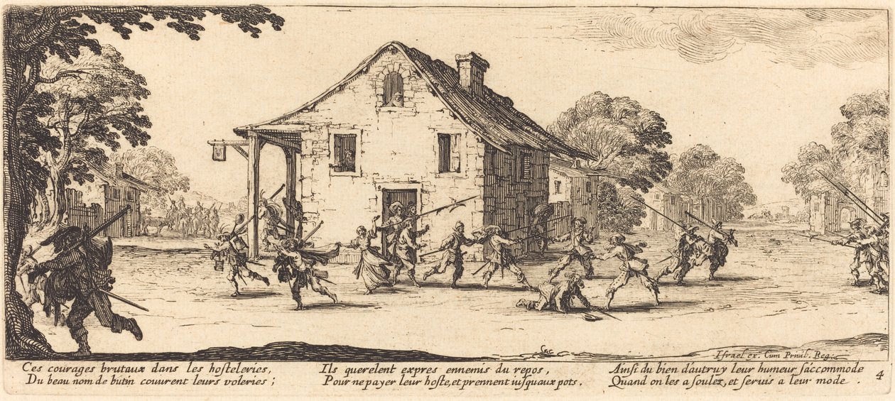 Scène de pillage - Jacques Callot