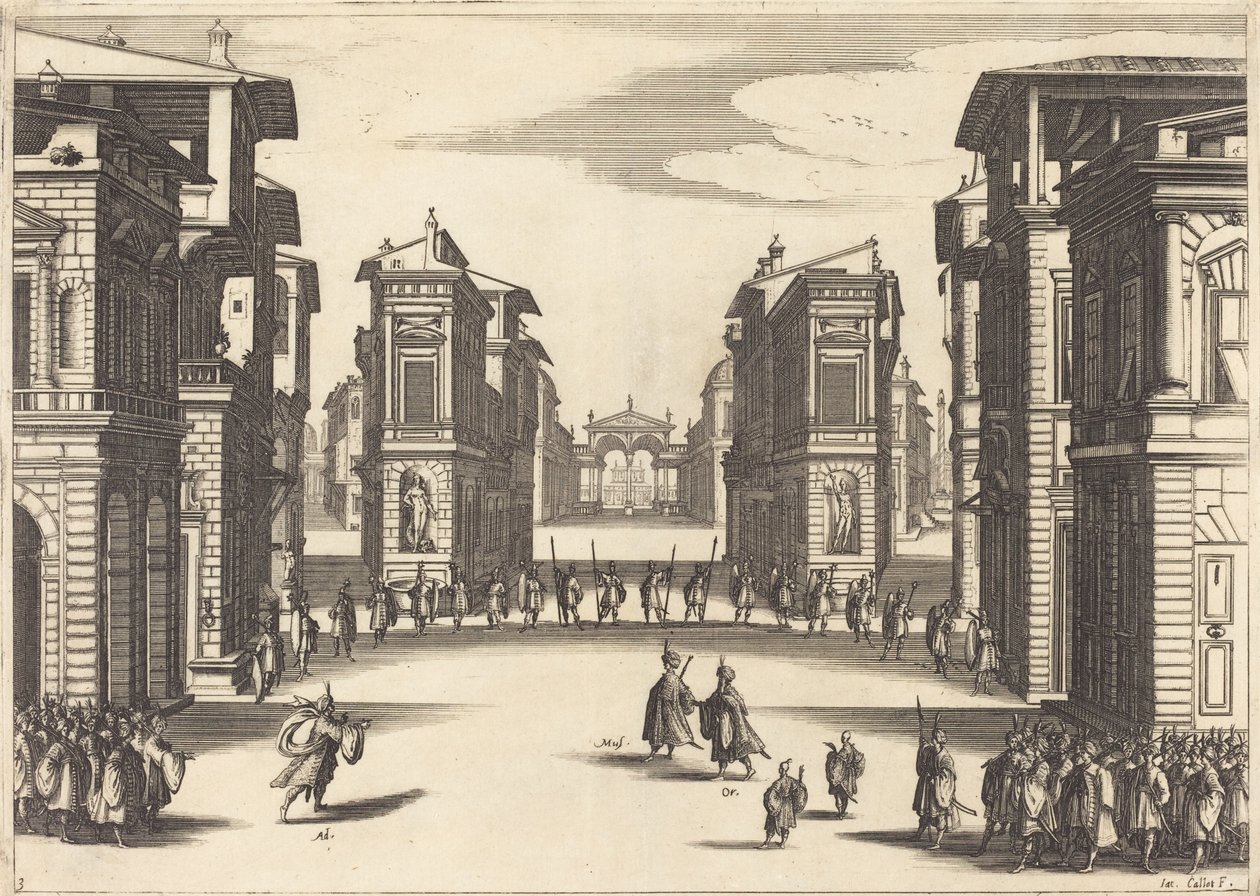 Solimano, Acte III - Jacques Callot