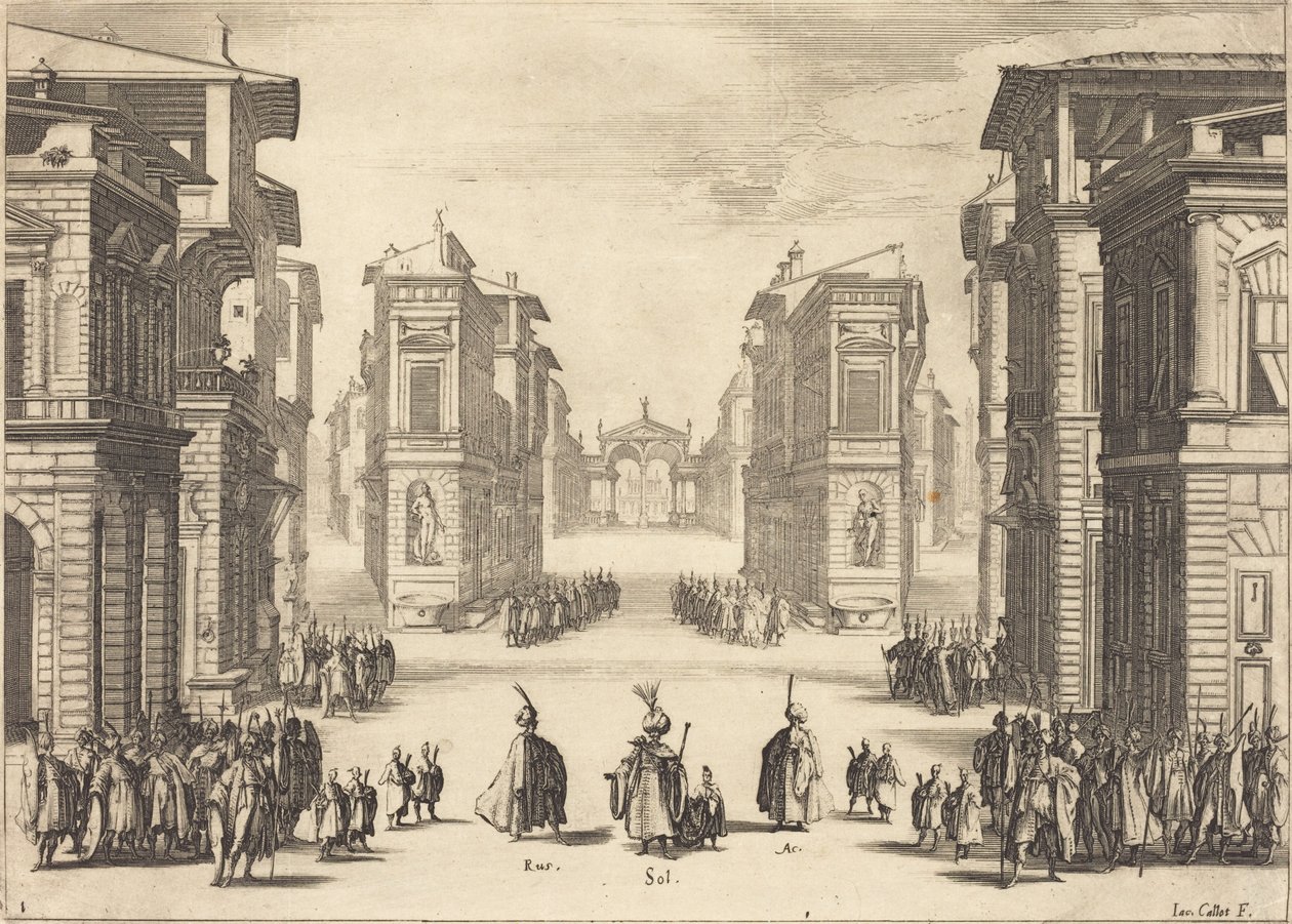 Solimano, Acte I - Jacques Callot