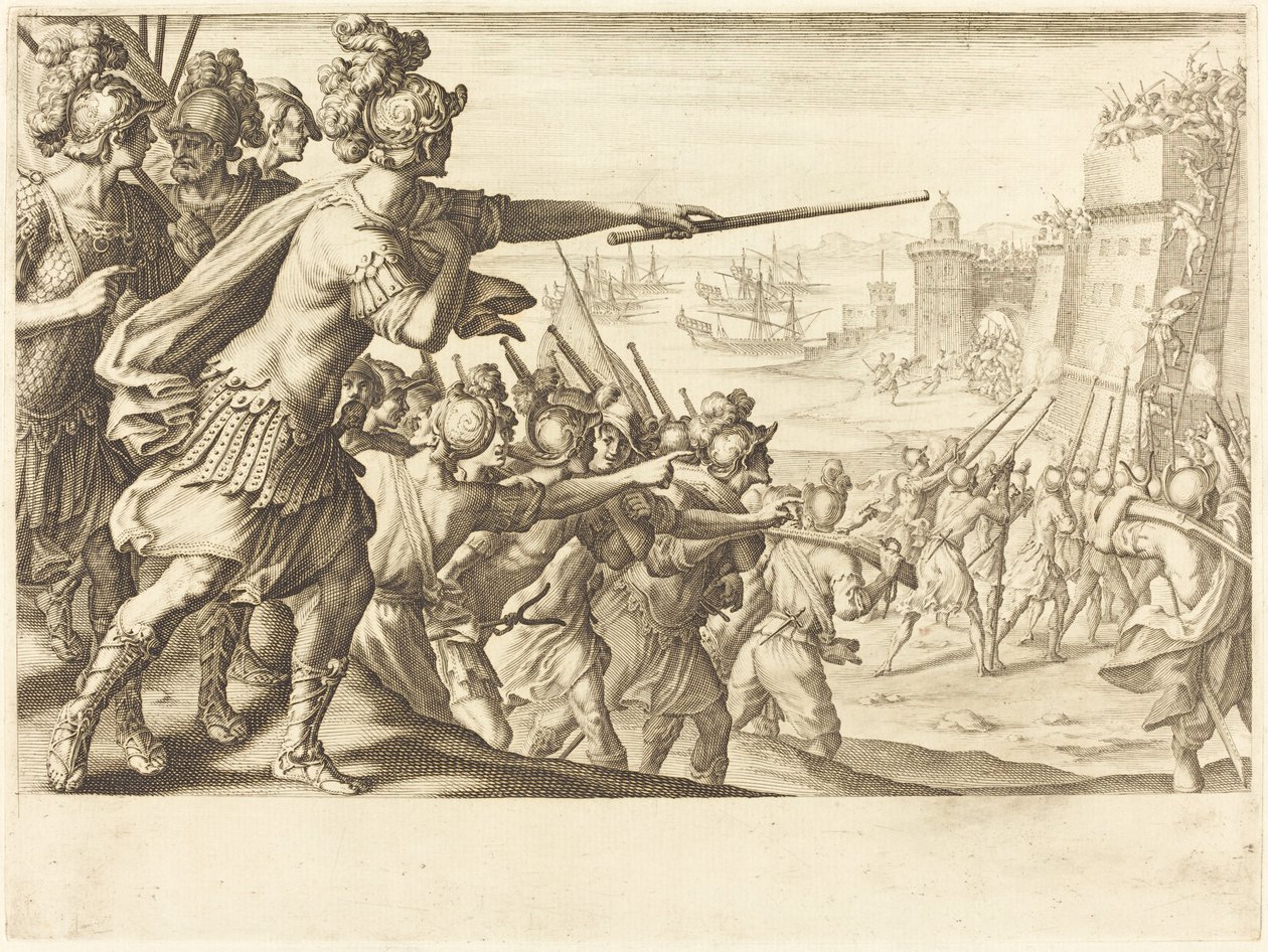 La prise de Bone - Jacques Callot