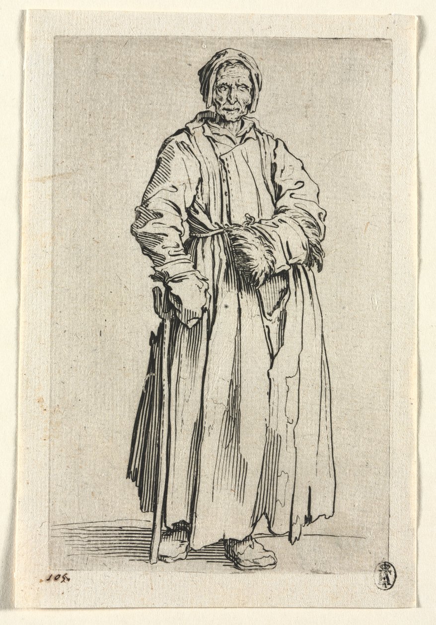 Les mendiants : Femme borgne - Jacques Callot