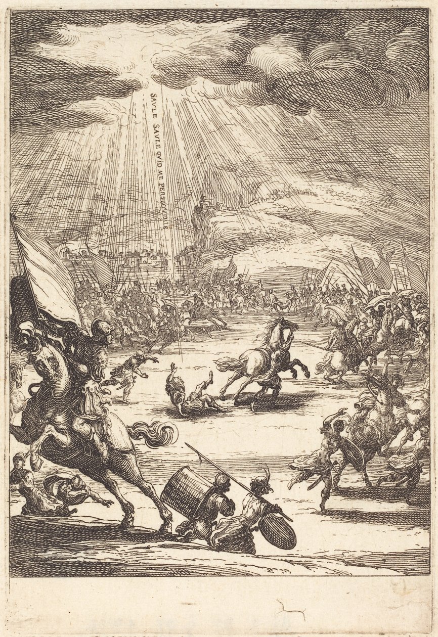 La conversion de Saint Paul - Jacques Callot