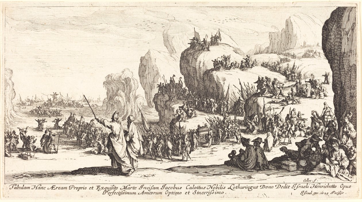 La traversée de la mer Rouge - Jacques Callot