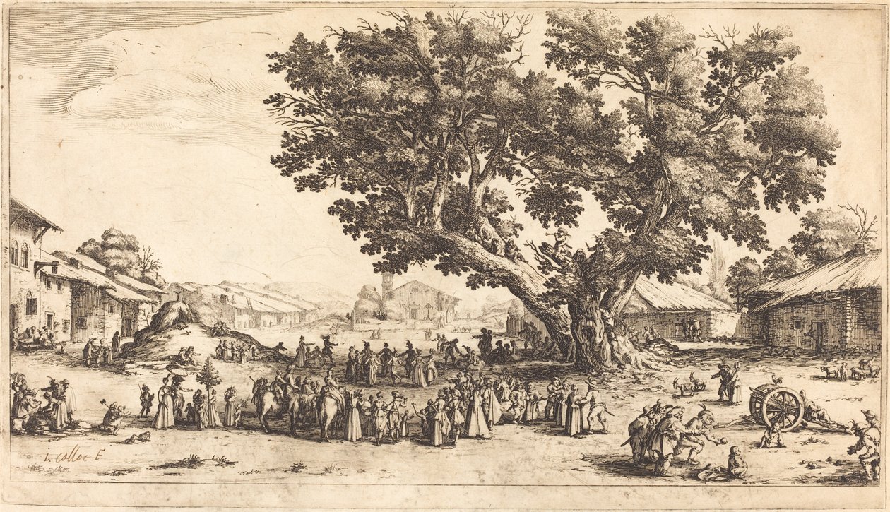 La foire à Xeuilley - Jacques Callot