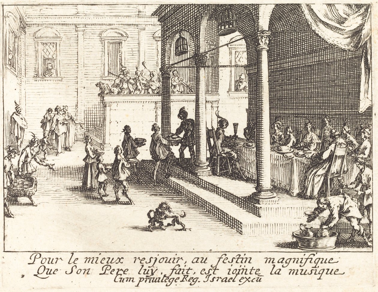 Le Festin - Jacques Callot
