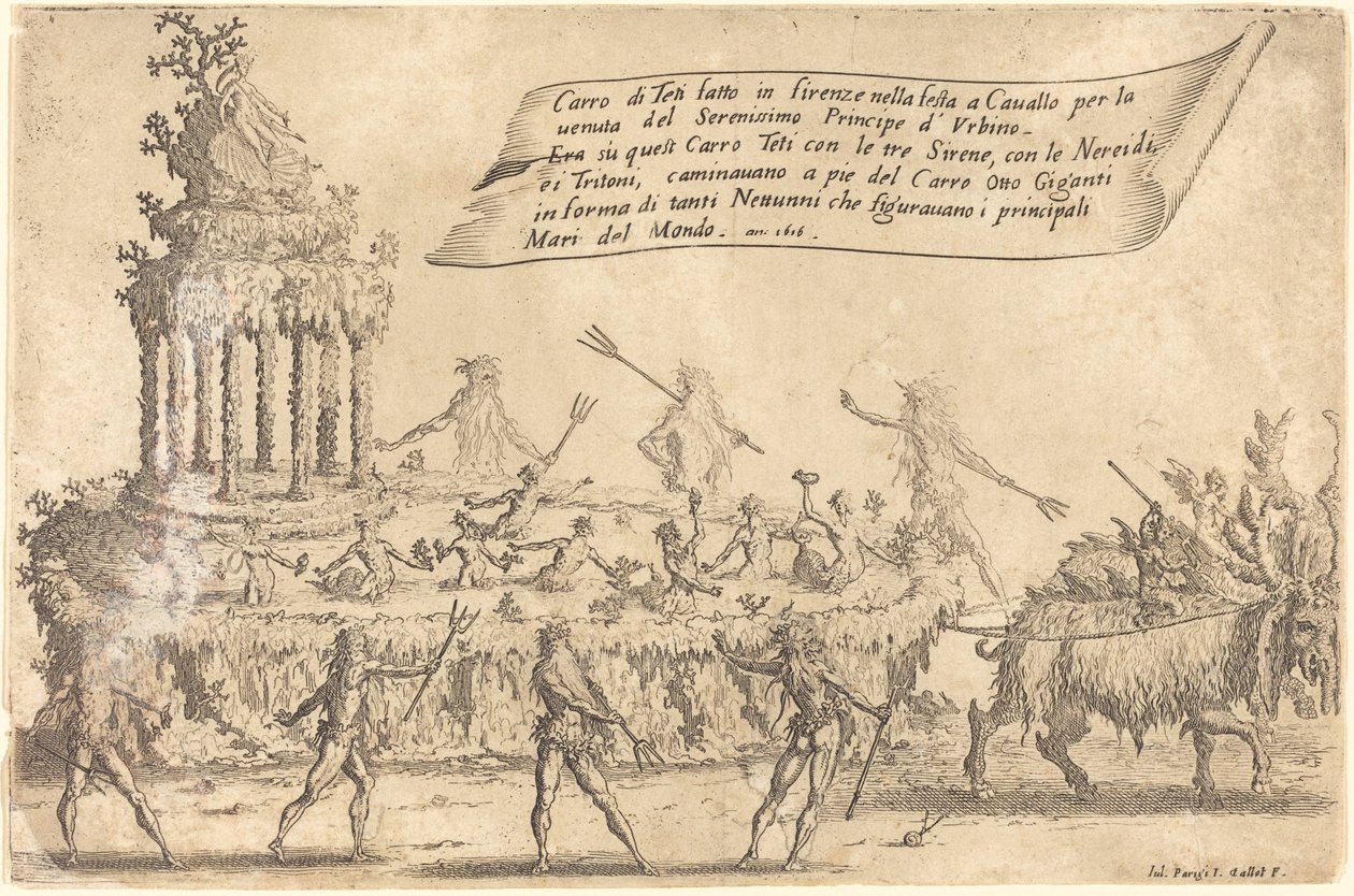 Le Flotteur de Thétis - Jacques Callot