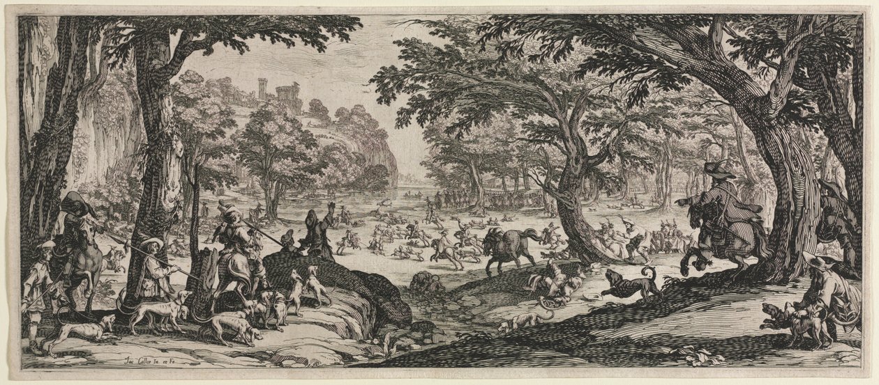 La grande chasse - Jacques Callot