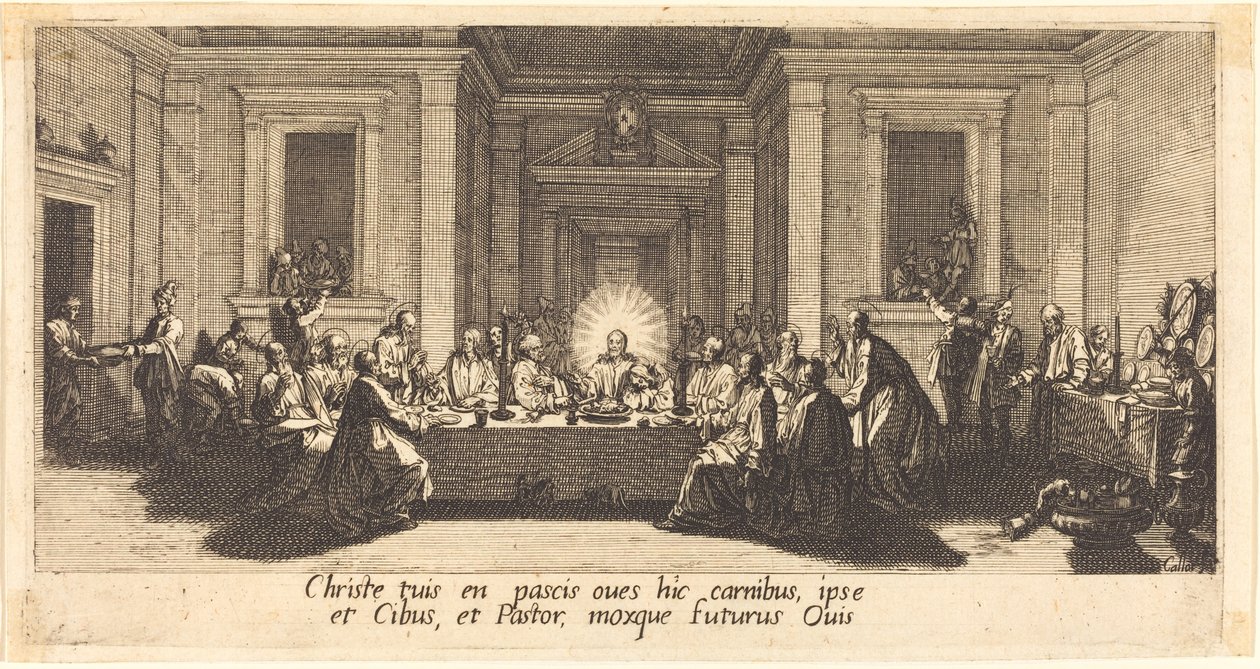 La Cène - Jacques Callot