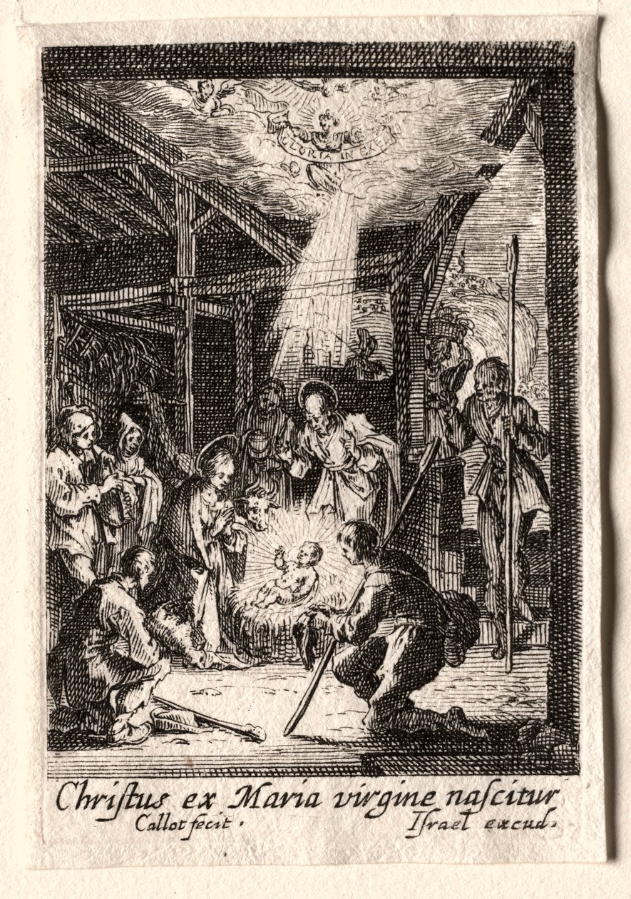 La Vie de la Vierge: La Nativité - Jacques Callot
