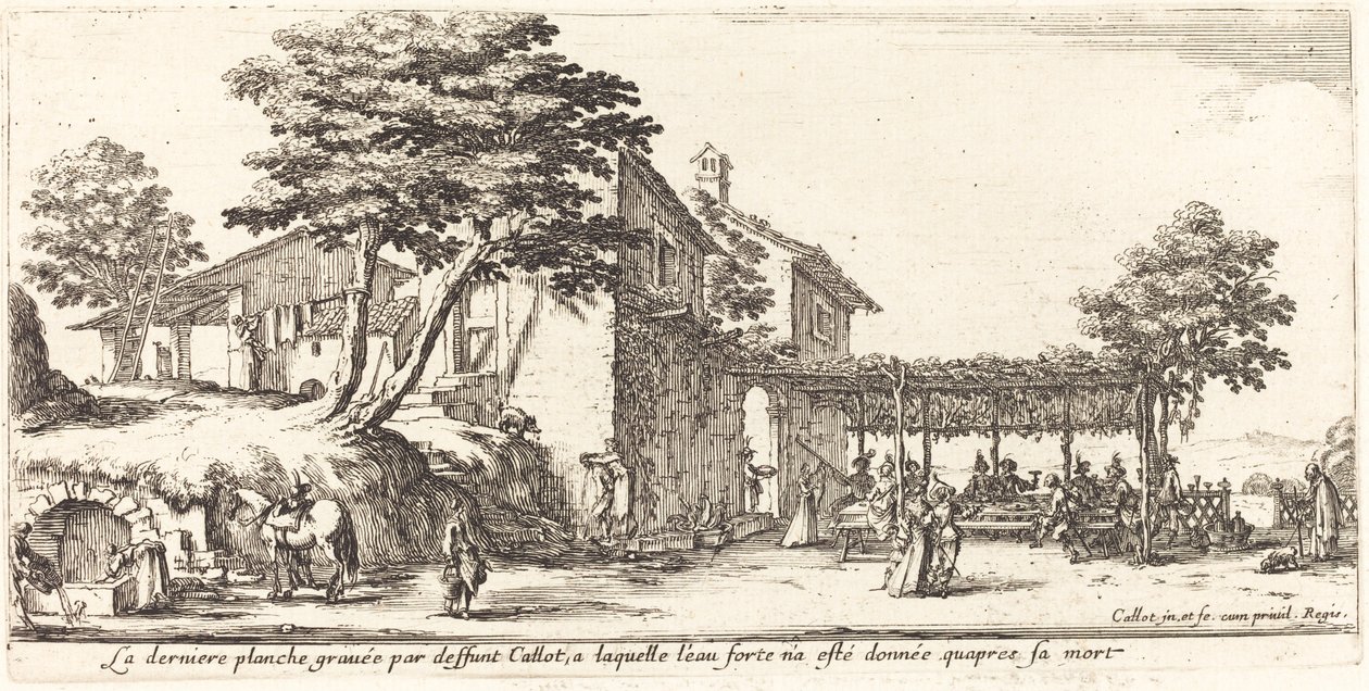 La petite treille, 1635 - Jacques Callot