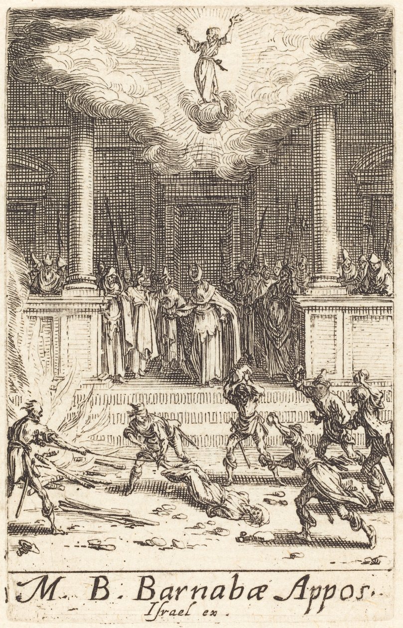 Le martyre de Saint Barnabé - Jacques Callot