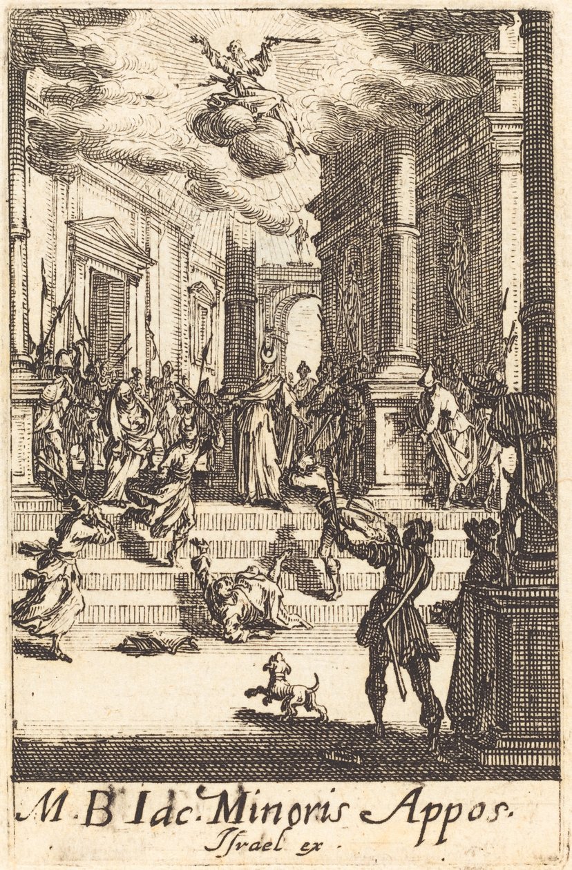 Le martyre de Saint Jacques le Mineur - Jacques Callot