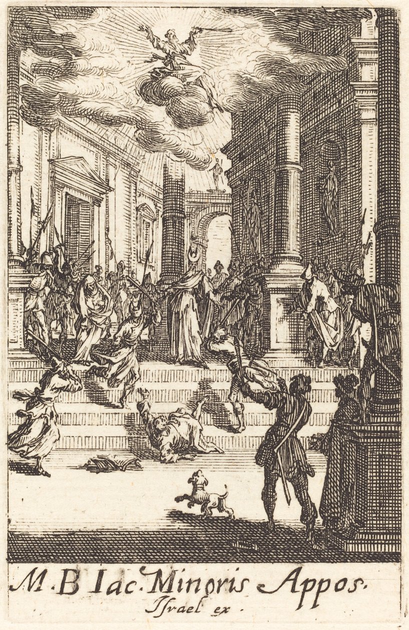 Le martyre de Saint Jacques le Mineur - Jacques Callot