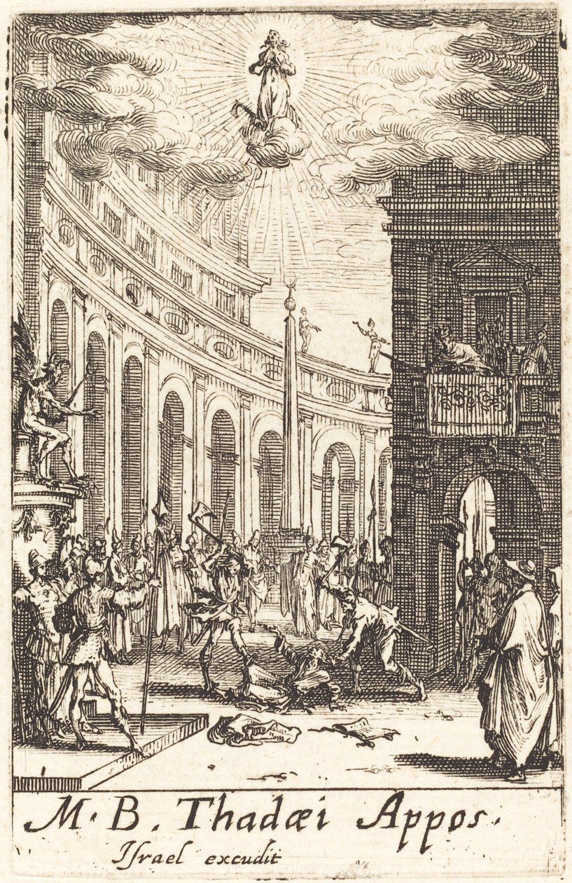 Le Martyre de Saint Thaddée - Jacques Callot