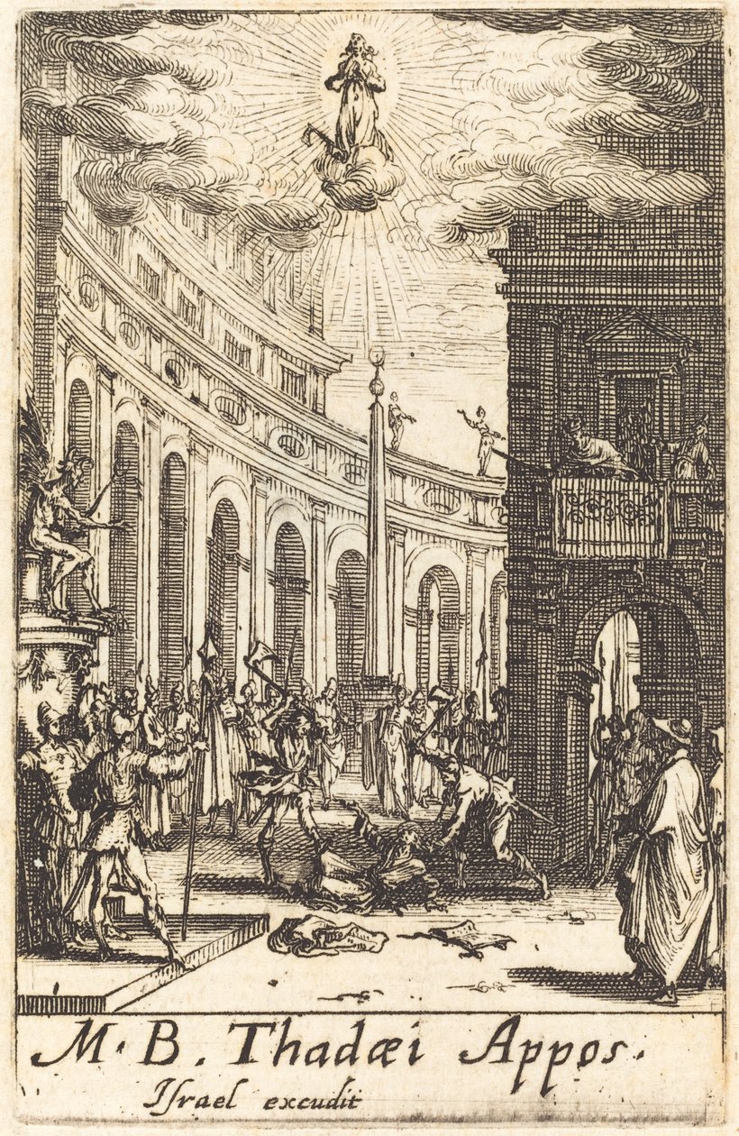 Le martyre de Saint Thaddée - Jacques Callot