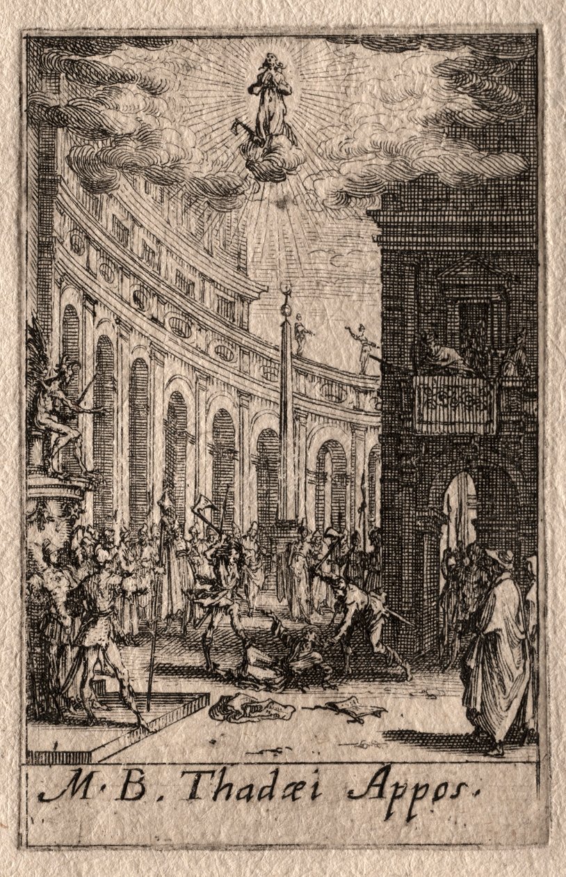Le Martyre des Apôtres : Saint Thaddée - Jacques Callot
