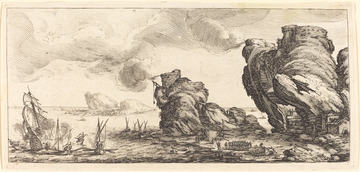 La Bataille navale - Jacques Callot